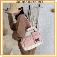 Cặp sách nữ đi học đeo chéo nhiều màu CHOOAH TVV12