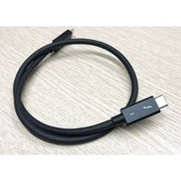 Cáp sấm sét Thunderbolt 3 20cm, 50cm, 80cm sạc 100W 5K Display 40Gb