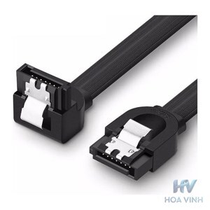 Cáp SATA 3.0 đầu bẻ góc 90 độ chính hãng Ugreen 20998