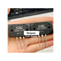 Cặp sò 2SA1216+2SC2922 Sanken 2 vít hàng tốt