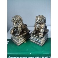 cặp sư tử đá mini. cặp kỳ lân đủ màu sắc. tượng phong thủy trang trí tiểu cảnh bể cả. phòng khách kệ tủ tivi