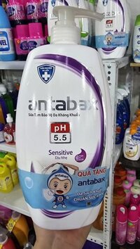 Cặp sữa tắm Antabax 900ml