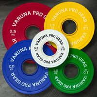 Cặp tạ mini Change Plates Varuna Pro Gear - Bánh tạ mini size 0.5kg -1kg - 1.5kg - 2kg - 2.5kg
