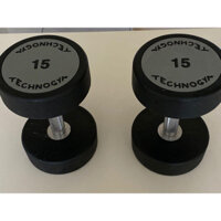 Cặp tạ tay thép bọc cao su Technogym 15kg ( 30kg)