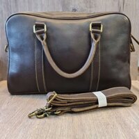 Cặp tap xách tay da thật thủ công ST3358 Yen Handmade Leather.