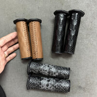 Cặp tay ga xe máy bọc da bò