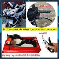 Cặp Tay Phanh RCB Nhôm CNC Gắn Winner/Winner X/Sonic/MSX 125; Exciter 135/150/155 Vva/NVX V1/Ex 50cc