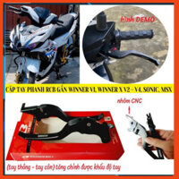 Cặp Tay Phanh (Tay Thắng - Côn) Kiểu RCB Nhôm CNC Cho Xe Winner V1, Winner X V2 - V3, SONIC, MSX 125