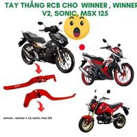 Cặp Tay Phanh (Tay Thắng - Côn) Kiểu RCB Nhôm CNC Cho Xe Winner V1, Winner X V2 - V4, SONIC, MSX 125