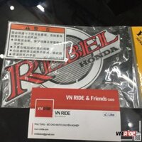Cặp tem dán bình xăng Rebel 250 / CA250