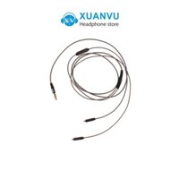 Cáp thay thế cho tai nghe Moxpad X3, Giắc 3.5mm mạ vàng dạng thẳng tương thích với nhiều thiết bị, Trên dây có kèm mic
