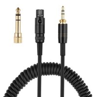 Cáp thay thế lò xo 3 chân Mini XLR Nữ cho tai nghe Pioneer HDJ-2000 tham khảo chuyên nghiệp MK1 MK2 DJ