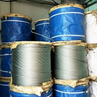 Cáp thép trắng 4 li-Có bọc nhựa