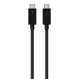 Cáp Thunderbolt 3 Belkin sạc 100W, truyền tải dữ liệu 40Gbps, xuất hình ảnh UHD 5k - BH đổi mới 2 năm - F2CD084BT
