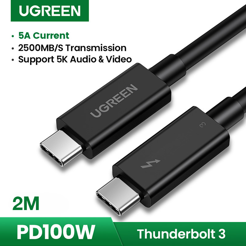 Cáp thunderbolt 3 dài 2m Ugreen 70952