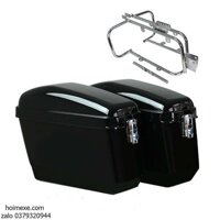 Cặp Thùng Hông Xe Máy, Xe Motor Loại Vuông Rộng 17cm.