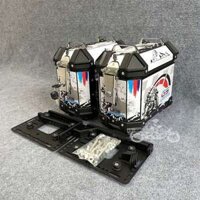 Cặp Thùng Hông Xe Motor, Xe Máy Bằng Nhôm 18 Lít + Pass Ốc Vít