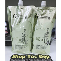Cặp Thuốc Ép duỗi Tóc Galamy Chuyên Nghiệp Salon dạng túi 1000ml x2