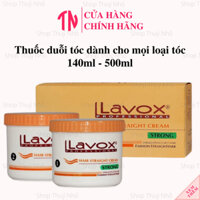 Cặp thuốc kem duỗi tóc, ép tóc Lavox cam không cần dùng nhiệt sử dụng tại gia dành cho mọi loại tóc Lavox Straight Cream