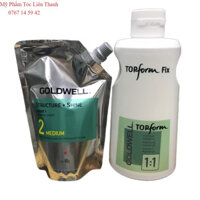 Cặp thuốc uốn Goldwell Structure + Topform Fix 1/1 400ml/1000ml (NEW-2024)
