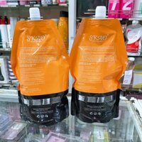 Cặp thuốc uốn tóc xoăn máy 800ml x2 Skao Collagen 800mlx2