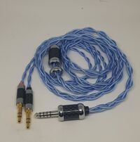Cáp Tiesound Aqua EverGarden Hifiman BL44 Rhodium