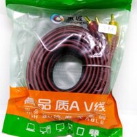 Cáp tín hiệu AV bông sen 3 ra 3 loại tốt chống nhiễu. Dây cáp AV 6 đầu bông sen chống nhiễu cao cấp dài 3 met