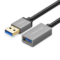 Cap tin hiêu nôi dai USB 3.0 dang dây nho 1M màu Đen Ugreen 10495US115 - Hàng chính hãng