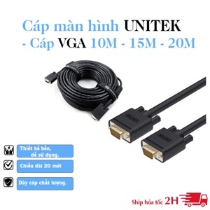 Cáp tín hiệu VGA Unitek Y-C508