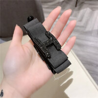 Cặp tóc dọc đính đá chữ H đá sáng cao cấp