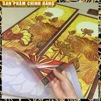 CẶP TRANH DÁN BÀN THỜ ấm cúng tuyệt đẹp kt 41cmx127cm - treo tường, phật [1 cặp 2 tranh]