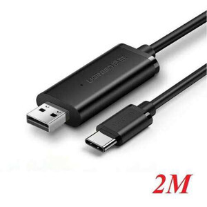 Cáp truyền dữ liệu USB 2.0 to Type C dài 2  Ugreen 70420