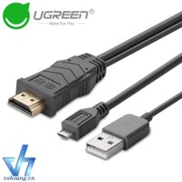 Cáp truyền tín hiệu MicroUSB => HDMI Ugreen MH101 20138