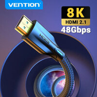 Cáp tương thích Vention HDMI HDR10 + HD 2.1 Dây 8K @ 60Hz 4K @ 120Hz cho Bộ chia HD 48Gbps Apple TV eARC Dolby