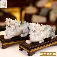 Cặp Tỳ Hưu Ngọc Phỉ Thúy (Ngọc Jadeite) – 5,6kg – M22821