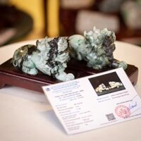 Cặp Tỳ Hưu Ngọc Phỉ Thúy (Ngọc Jadeite) – 2,3kg – M23502