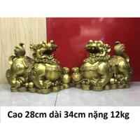 Cặp tỳ hưu như ý bằng đồng loại to MS68d