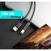 Cáp USB 2.0 cho máy in truyên liệu máy tính ra máy in có chip dài 1m-15m hàng chính hãng - 1.5m