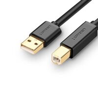 Cáp usb 2.0 máy in 1.5m màu đen Ugreen (10350)