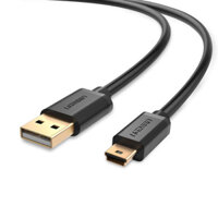 Cáp USB 2.0 sang USB Mini 3m mạ vàng Ugreen 10386
