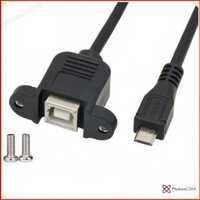 Cáp USB 2.0 Type B Female to Micro USB Male bắt vít dài 30cm, 50cm