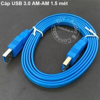 Cáp USB 3.0 2 đầu đực 1.5 mét Unitek Y-C412 - USB 3.0 AM AM cable