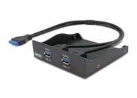 CÁP USB 3.0 20PIN -> 2 USB 3.0 FRONT PANEL UNITEK 60cm (Y-3901) 318HP