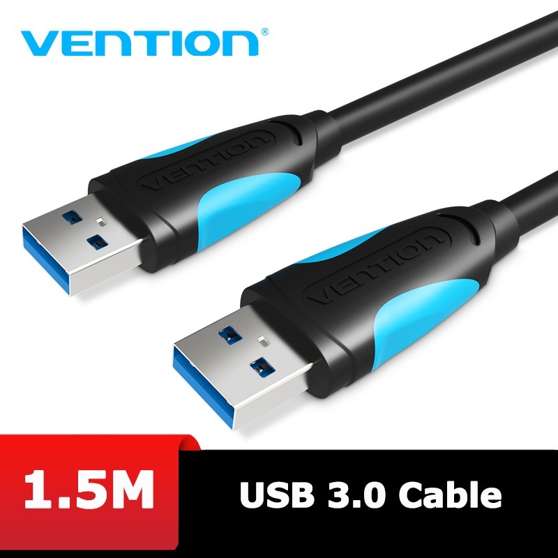 Cáp USB 3.0 mạ vàng 2 đầu đực Vention 1.5m VAS-A18-B150