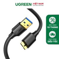 Cáp USB 3.0 sang micro USB 3.0 UGREEN 10843 đầu cáp mạ vàng