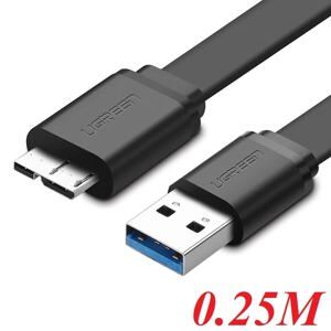 Cáp USB 3.0 to Micro B 0.25M chính hãng Ugreen 10852