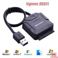 Cáp USB 3.0 to SATA Ugreen 20231 đọc ổ cứng 2.5 và 3.5 inch - Phụ Kiện Công Nghệ