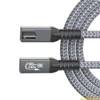 Cáp USB 4Cable tốc độ cao nhất 240W USB C sang USB C với truyền dữ liệu 40Gbps Màn hình 8K Hỗ trợ kết nối góc phải