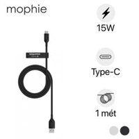 Cáp USB-A to USB-C Mophie Essentials 1M