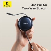 Cáp USB C 100W có thể thu vào Baesus Nomos cho cáp sạc nhanh iP 16 15 Cáp sạc nhanh Type C